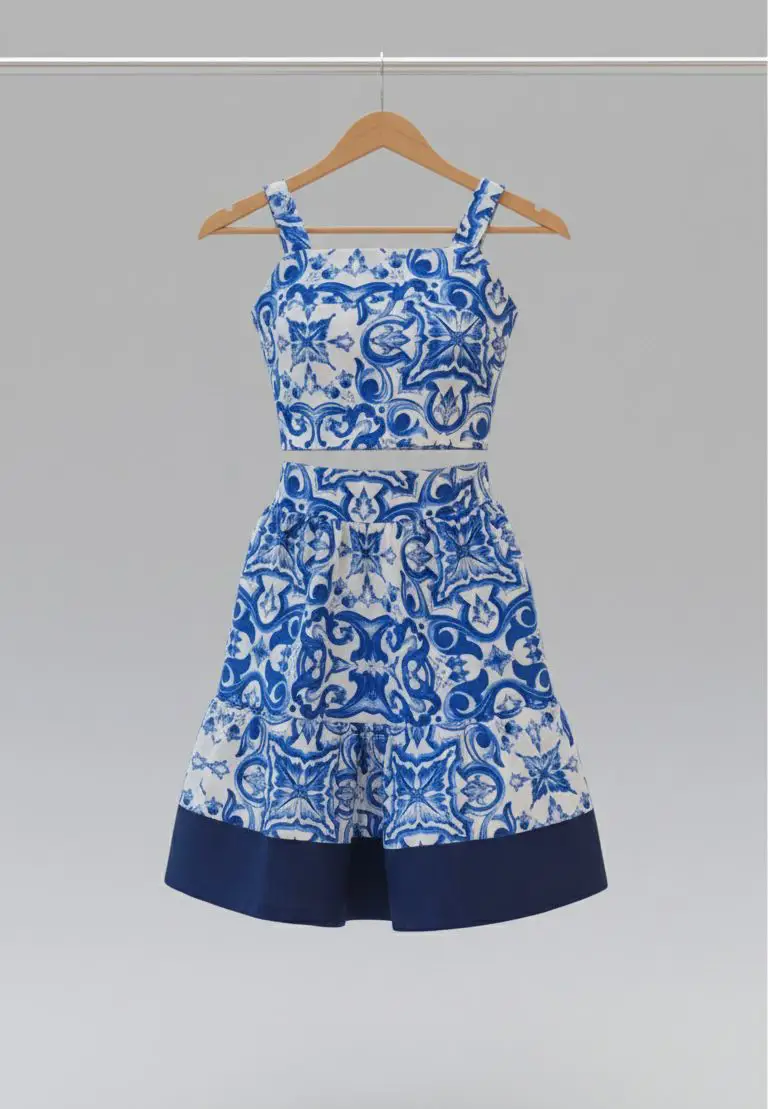 Miniatura CONJUNTO REGATA COM CROPPED E SAIA 2